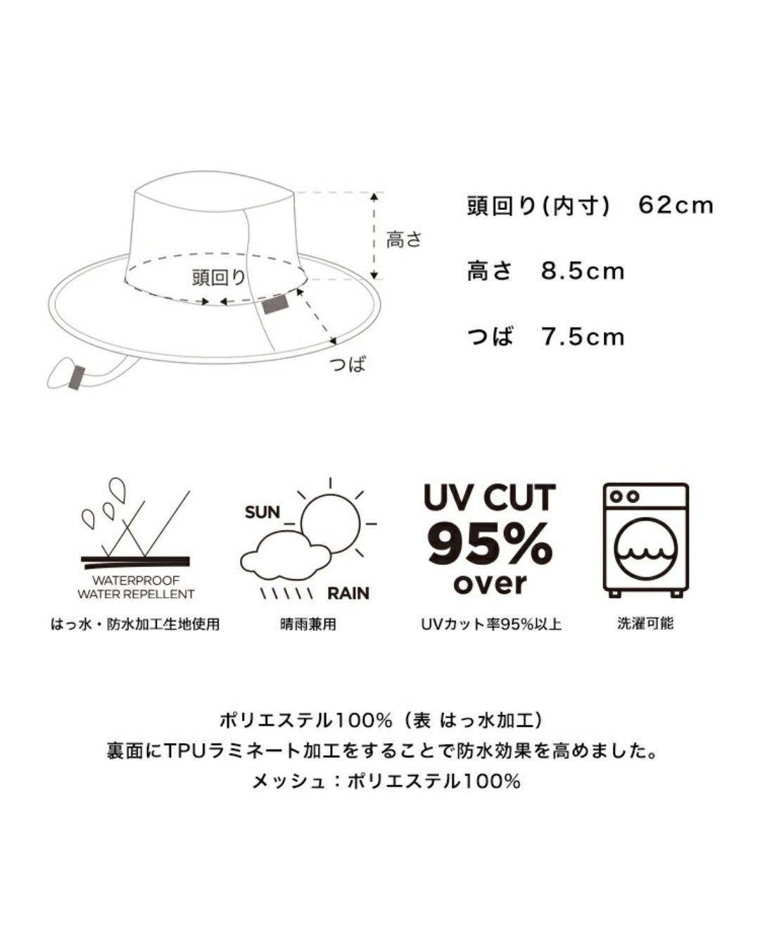 日本代購【 日本直送 2026新色 KiU 2ND 可折疊便攜防水山系帽 (高效抗UV 90%+) 2-in-1 UV & Rain Packable Safari Hat 】
