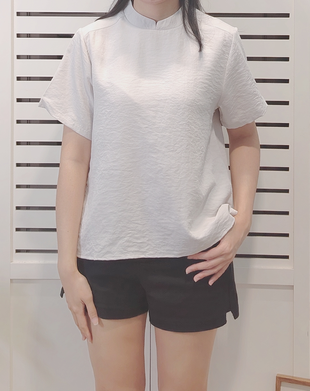 LY609.1 Cny Style ShortSleeve Blouse