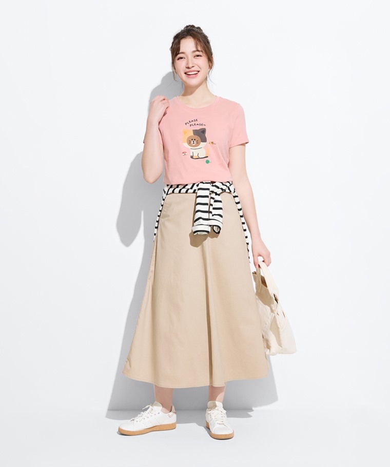 💚預訂 台灣直送💚Line Friend兩色人物動物印花成人女裝親子款純棉短袖T恤