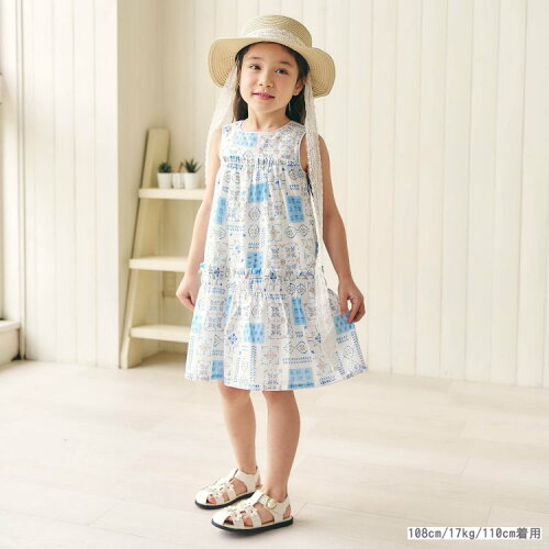 🆕【⭐訂購⭐】🌀 🇯🇵 日本直送 夏季田園風印花 層疊 背心連身裙［2款選］🌀 [ELDA-0067][260507]