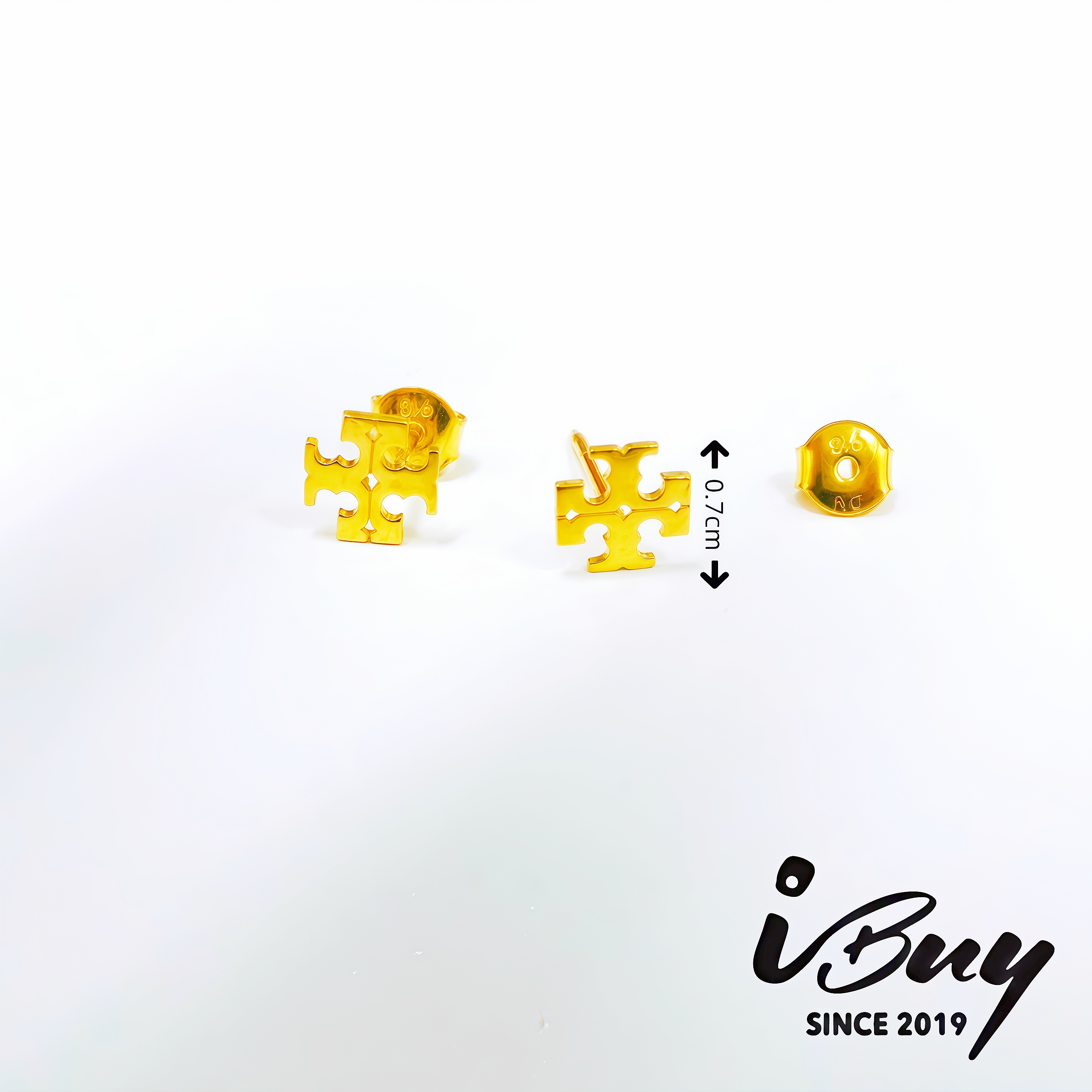 916 GOLD TORY BURCH EARRING 916 金 汤丽柏琪耳针