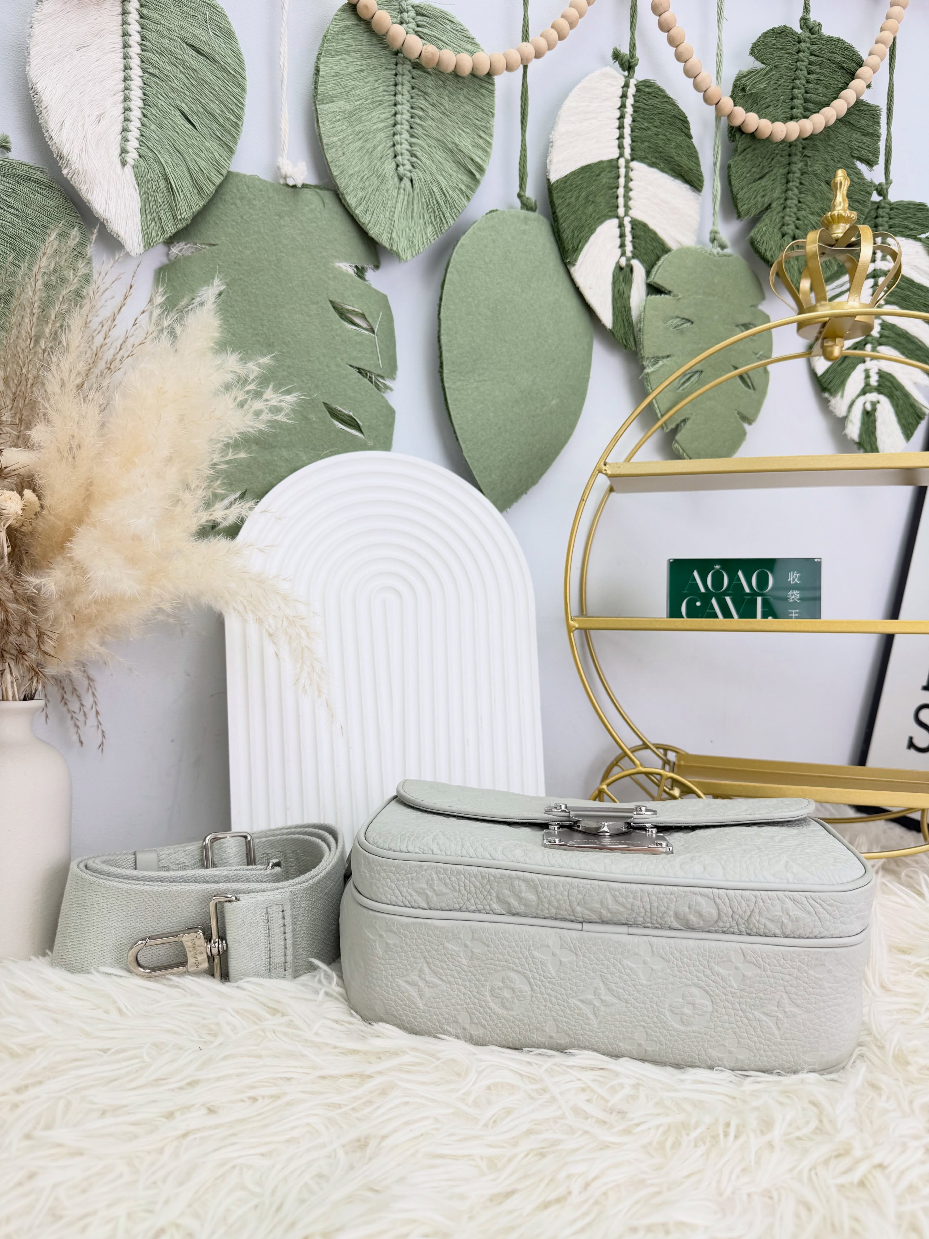Lv👜 PRE OWNED 🛍️S-lock 相機包 薄荷綠 💚 