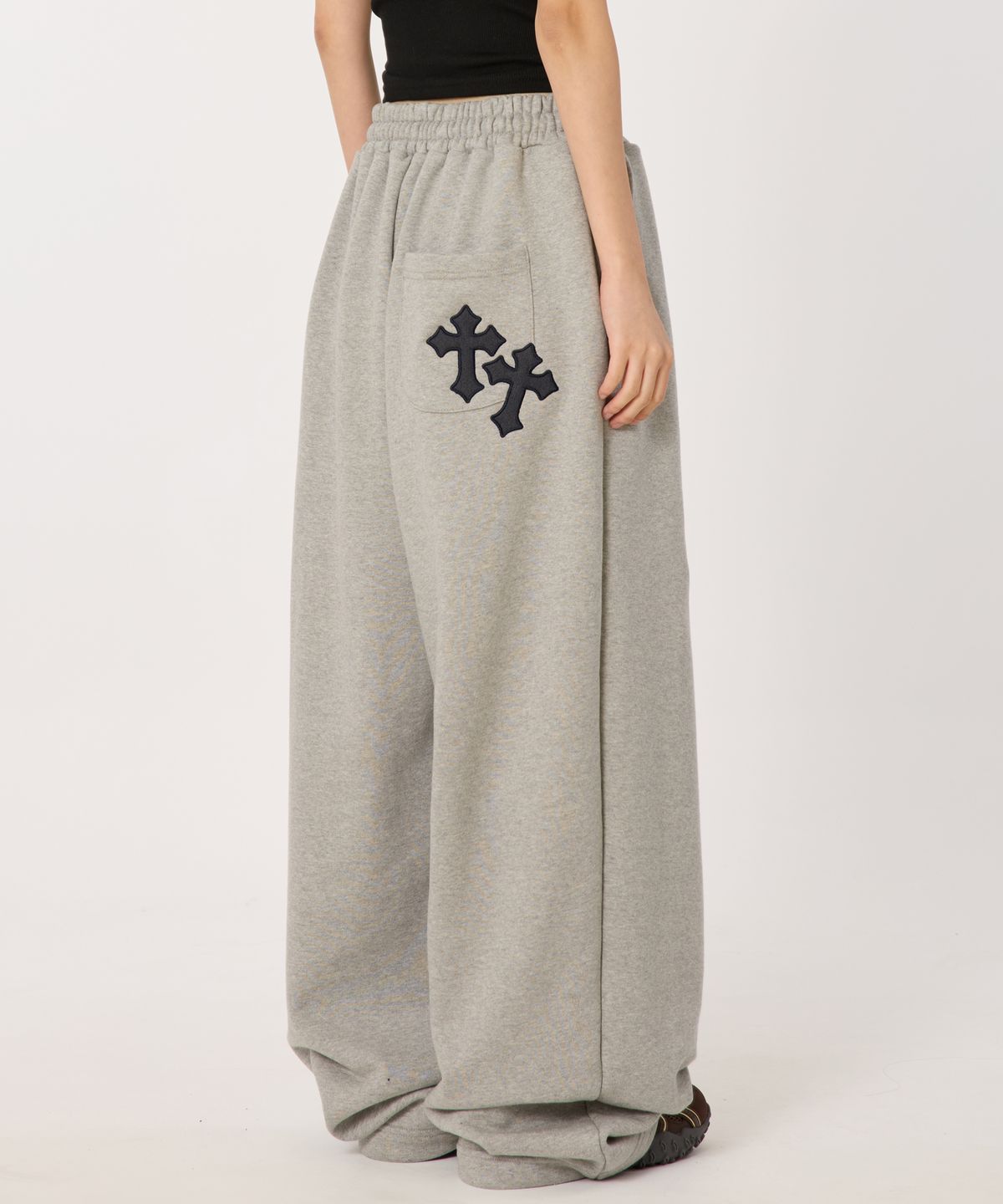 🇰🇷訂購｜BOUNDARY 26SS｜TWIN CROSS PATCH PANTS  3色 