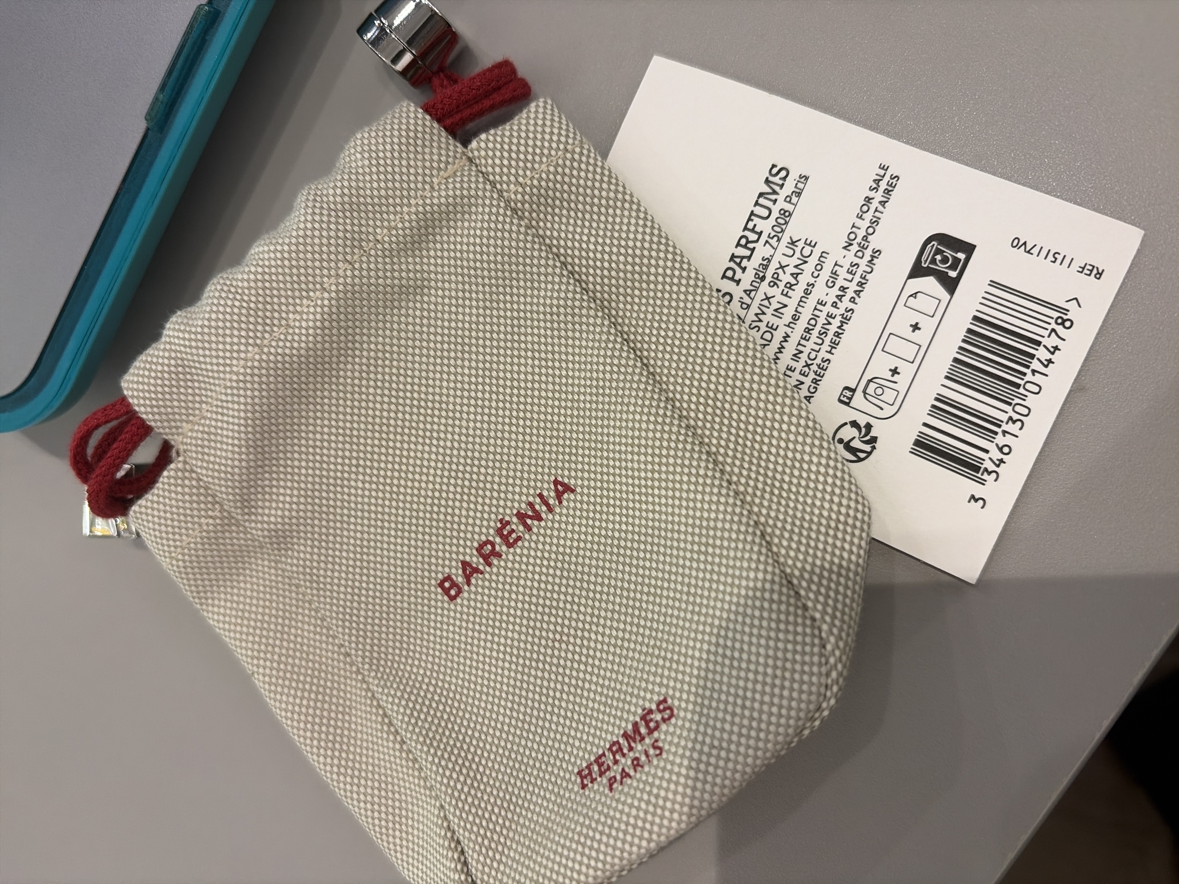 2026 Hermes barenia 香水迷你束繩袋（法國制）