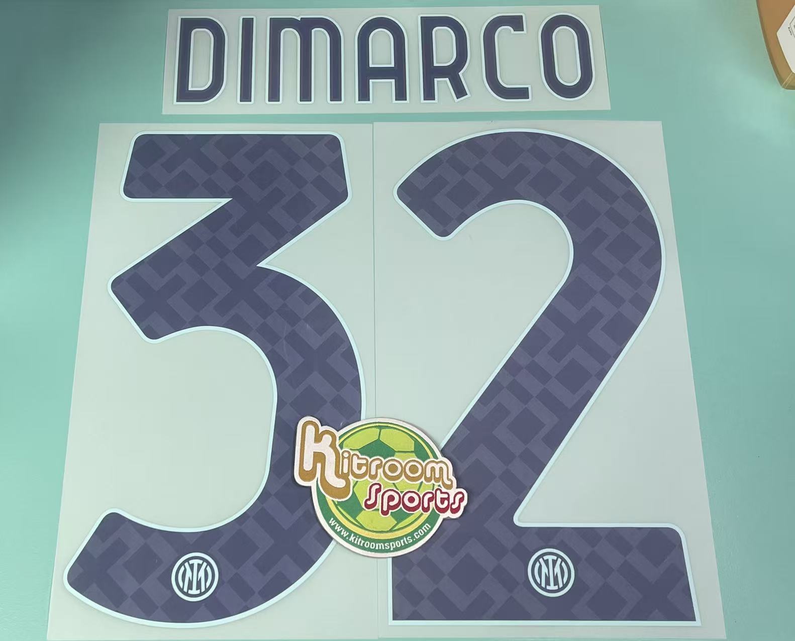 2025-26 Inter Milan Away Nameset #32 DIMARCO