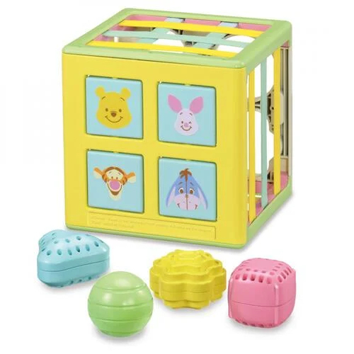 🇯🇵預訂 日本直送🇯🇵Winnie the pooh小熊維尼繩子益智積木立方體10m+