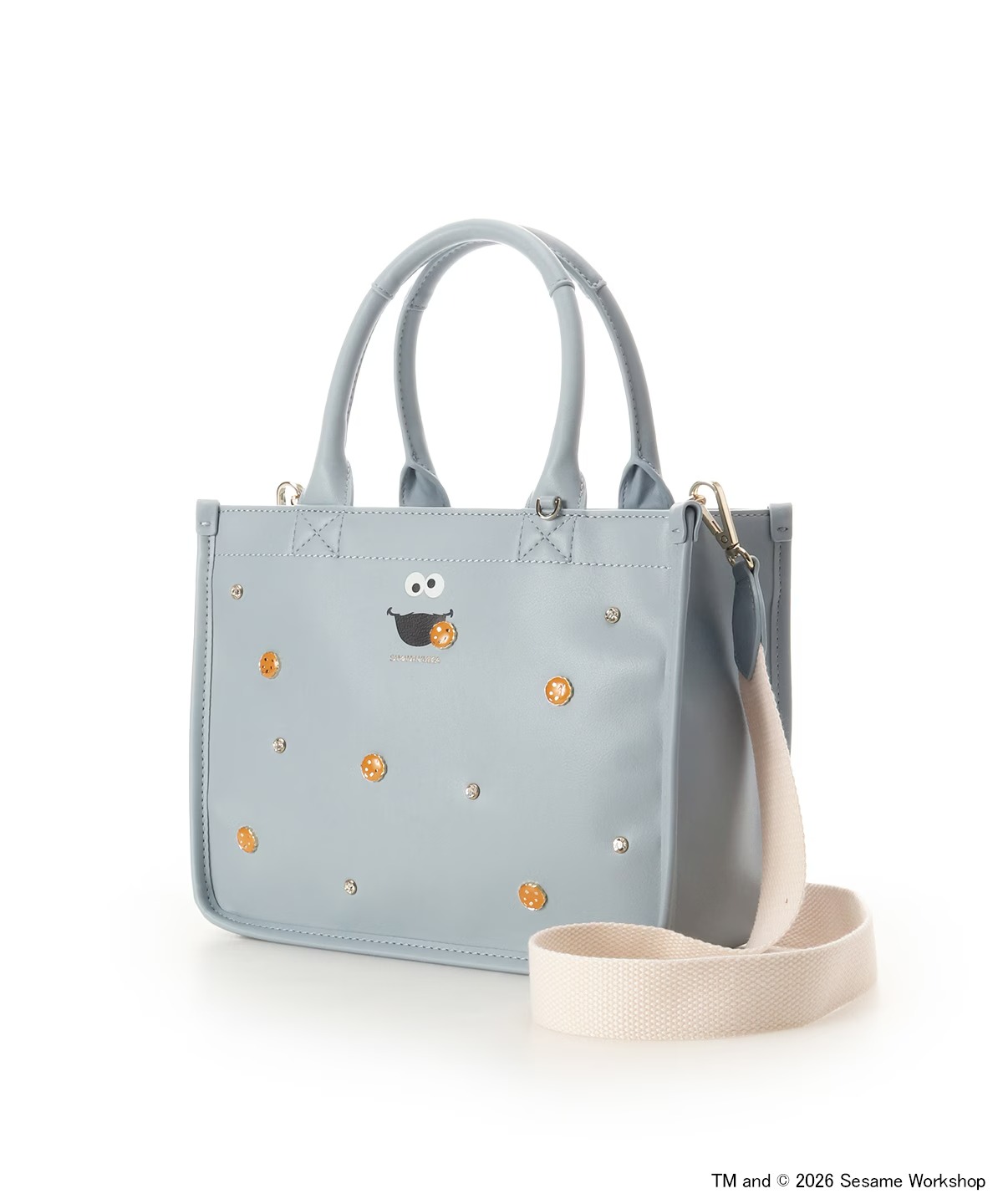 🌸 【預訂】Cookie Monster Tote Bag - SAMANTHAVEGA x SESAME STREET