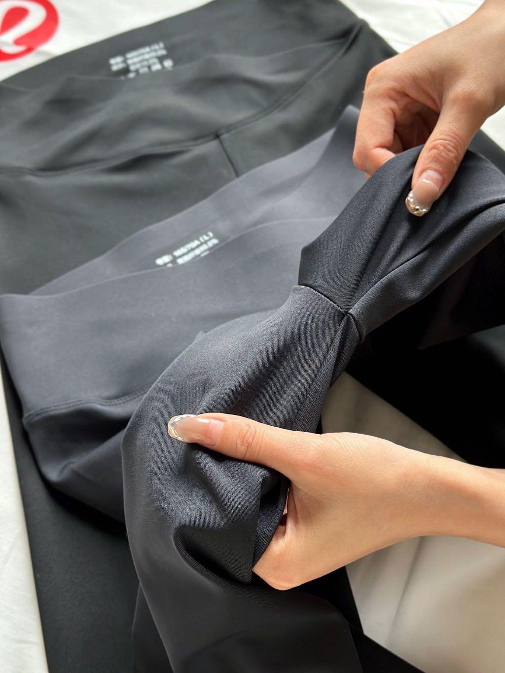 $65條。2條起$55條。lulu旗艦裸感瑜伽褲