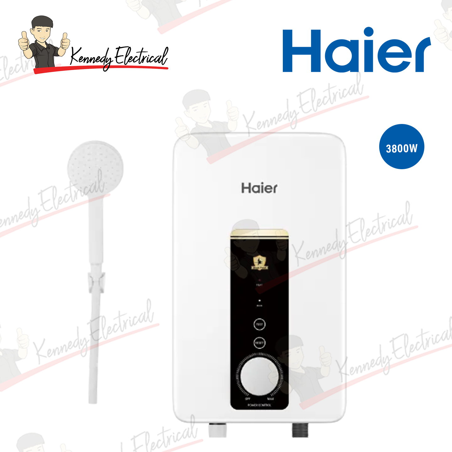 Haier 3.8kW DC Pump Water Heater Gold (EI38M-BP1WO)