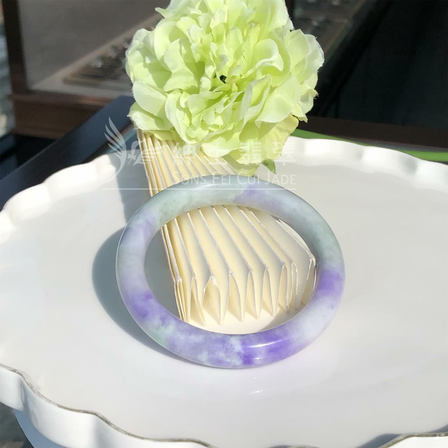 濃色藍紫福鐲53.5mm