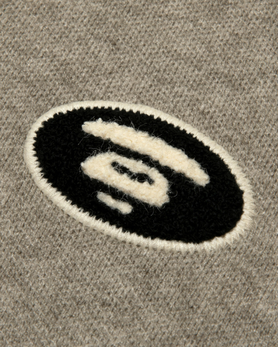 AAPE Moonface knit polo sweatshirt (E335XXR)