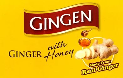 GINGEN - 盒裝 真精 蜂蜜 薑茶 (10包入) 180g 此日期或之前食用：2027.10.19