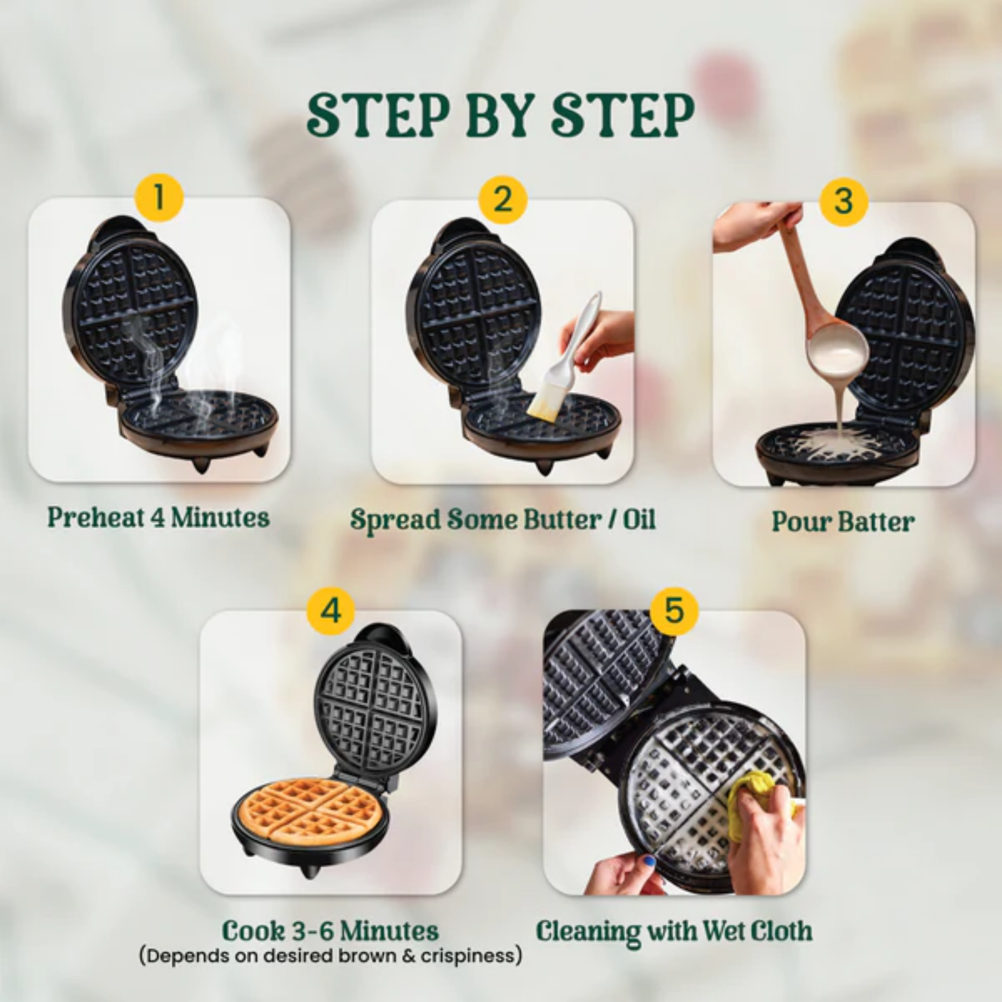 Russell Taylors Waffle Maker (WM-25)