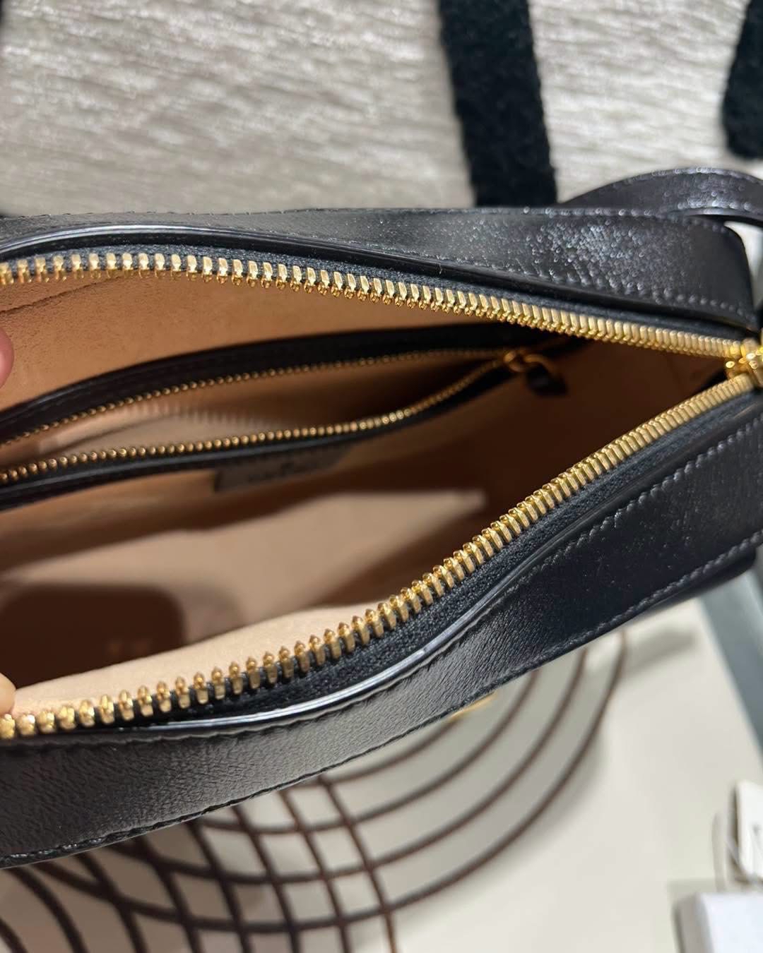 Gucci horsebit 1955 camera bag 黑金牛皮,100%Authentic, 98%New ✅專門店收據✅Tap✅Dust bag