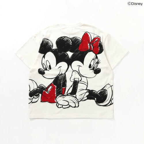 🆕【⭐訂購⭐】🇯🇵 日本直送 🌀#Mickey #Minnie oversized 大剪影 短袖TEE [2款選]🌀 [ELCA-0126][260401]