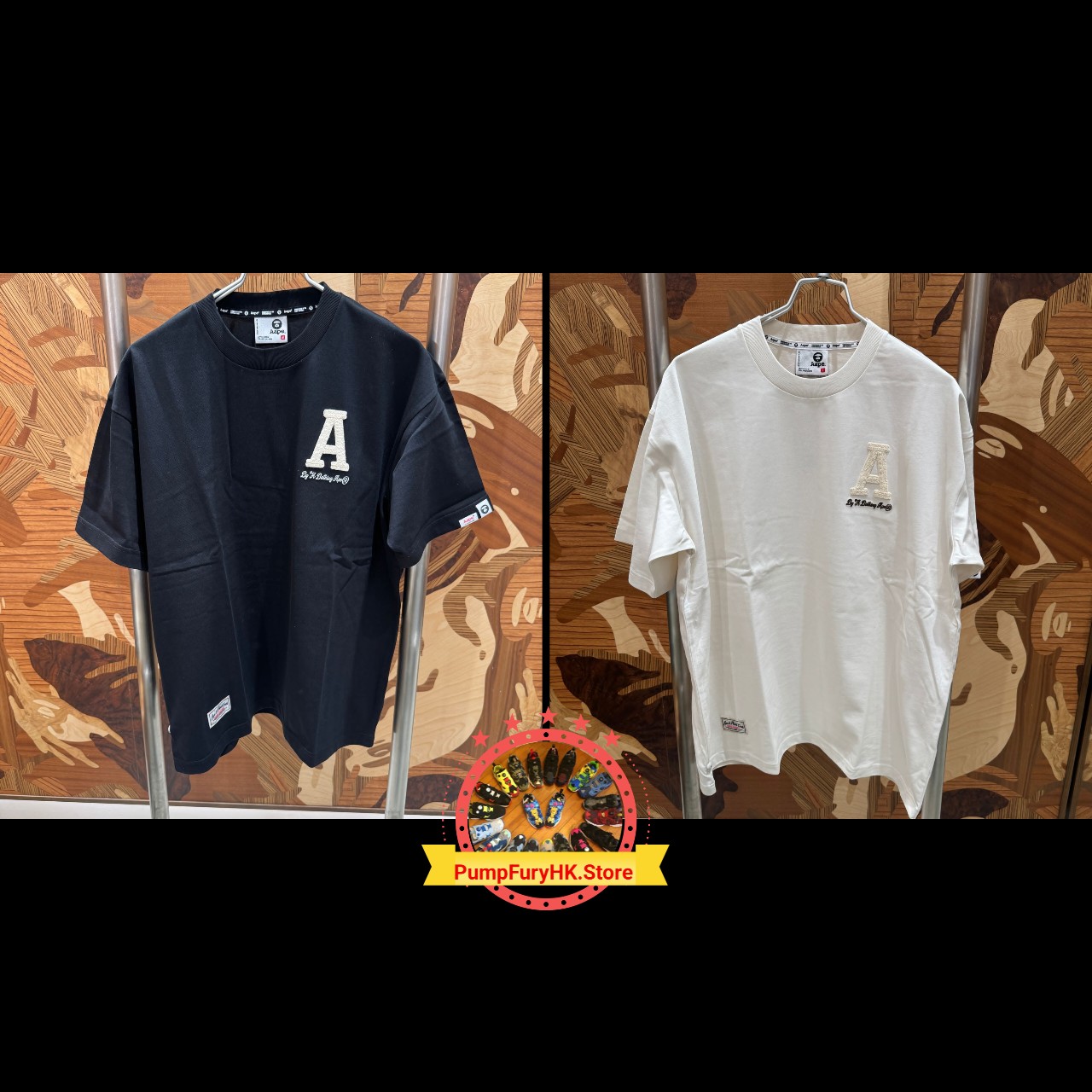 AAPE Relaxed fit AAPESPORTS letter patch tee (1847) 寬鬆版