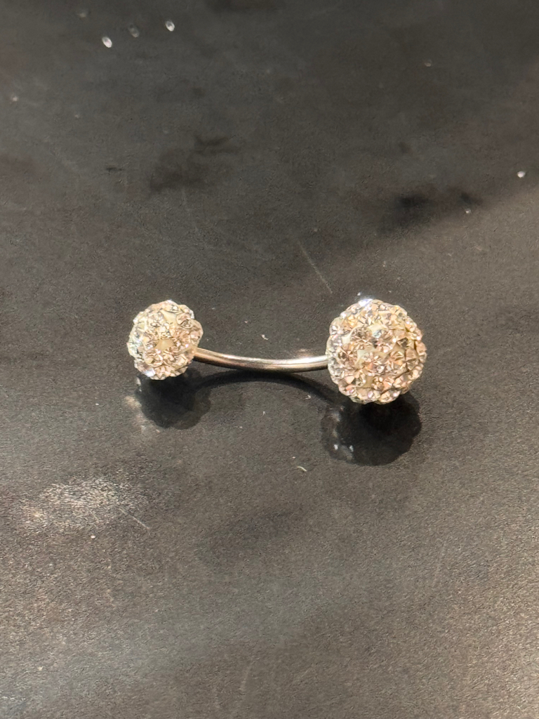 Crystal Sparkle Belly Button Ring