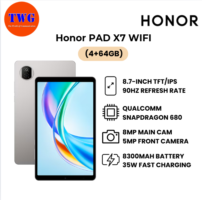 Honor PAD X7 WIFI  (4+64GB) BRAND NEW 100% ORIGINAL MALAYSIA