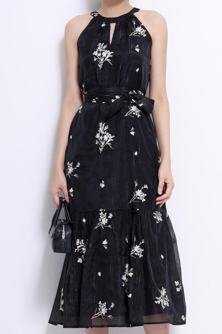 Cut in修身连身裙 2142