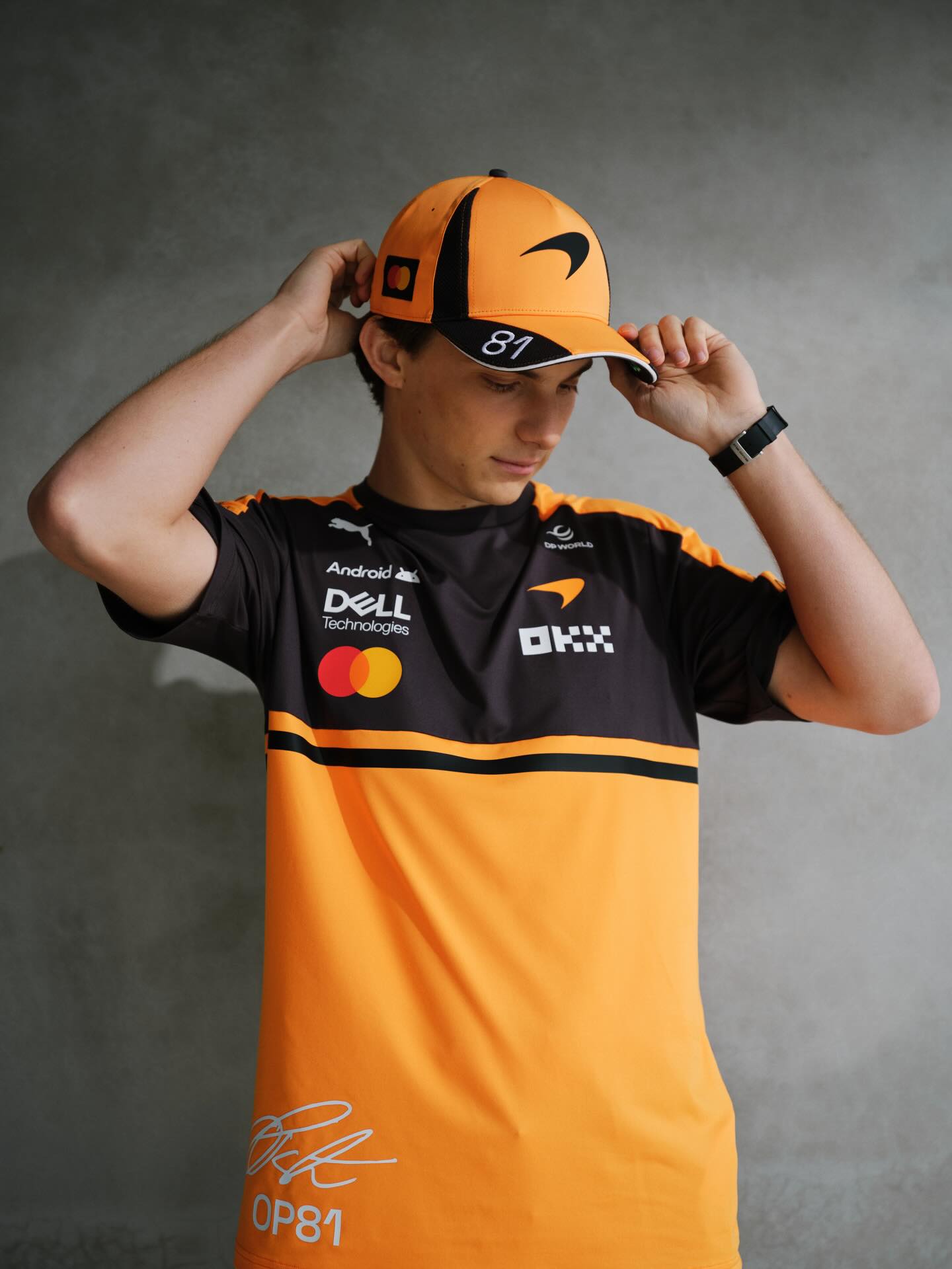 🏎️F1 McLaren 麥拿倫車隊 2026 Oscar Piastri 常規版 Driver Cap 701241101