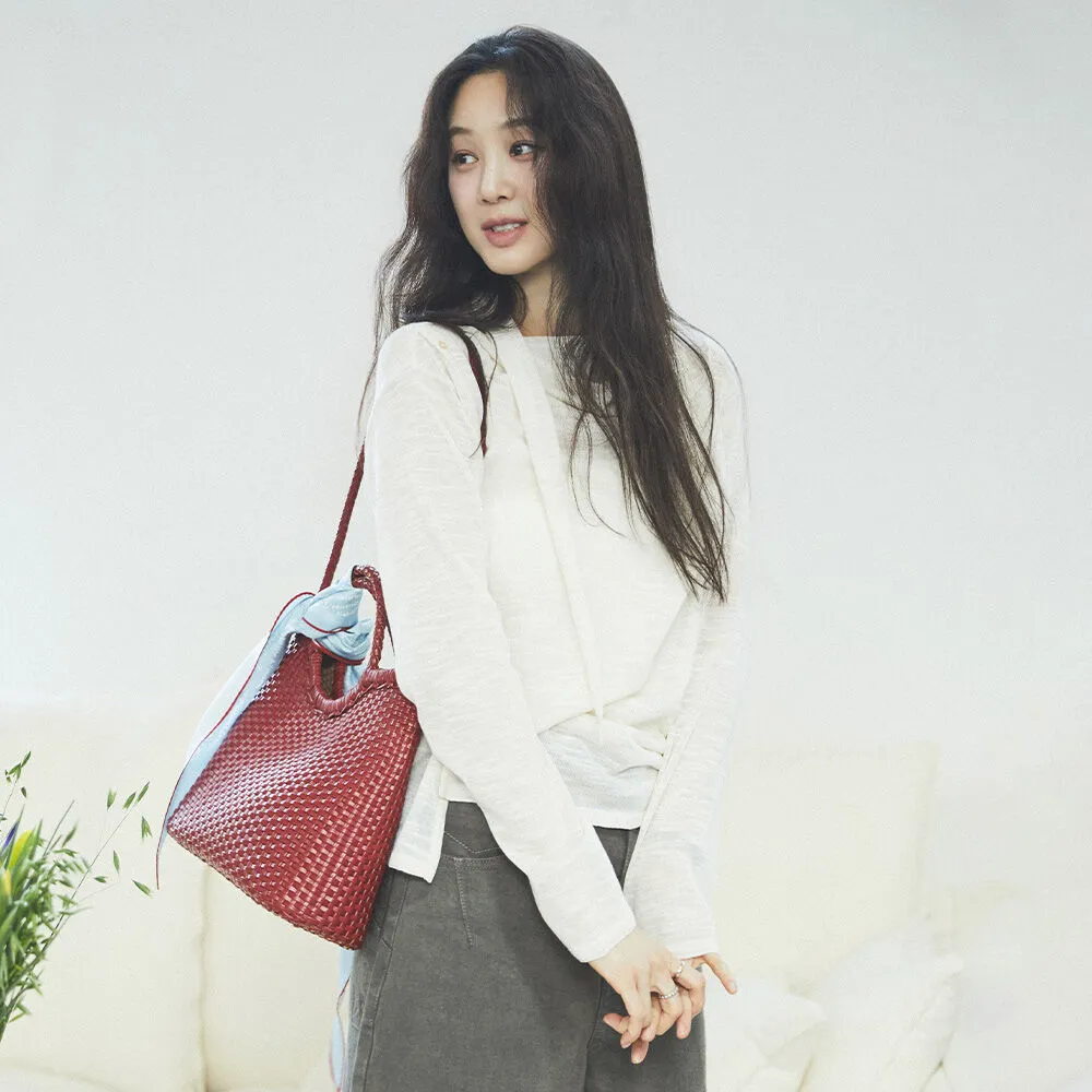 [LOEUVRE] Courbe Shoulder Medium (3色)