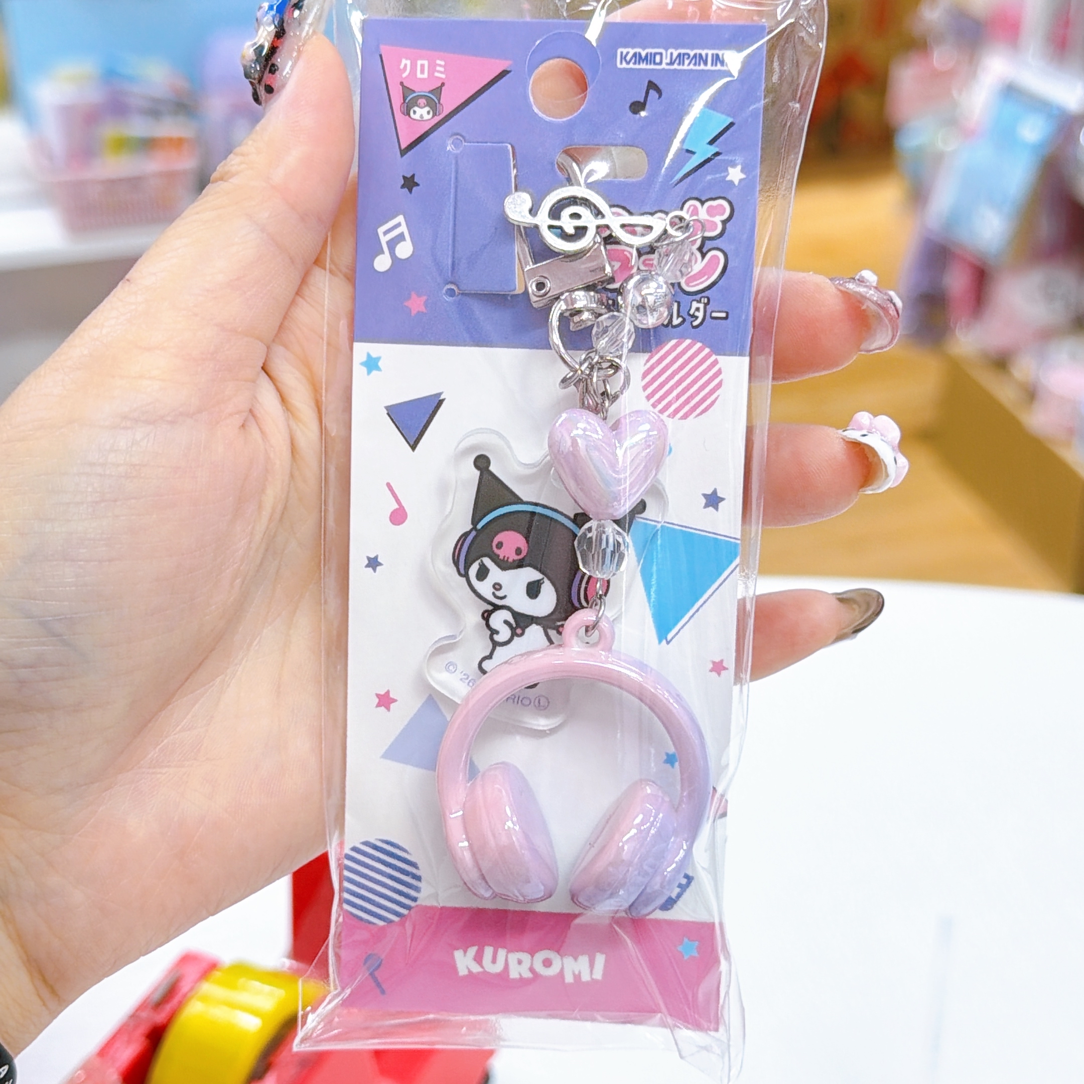 日本直送新款sanrio耳機電話繩