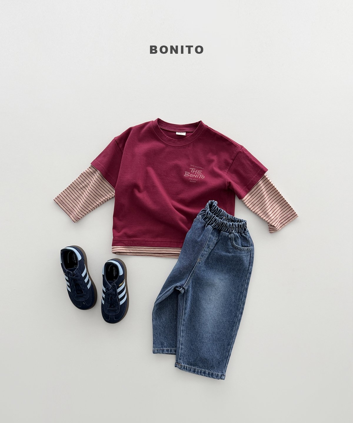 Bonito | Short-sleeved layered tee