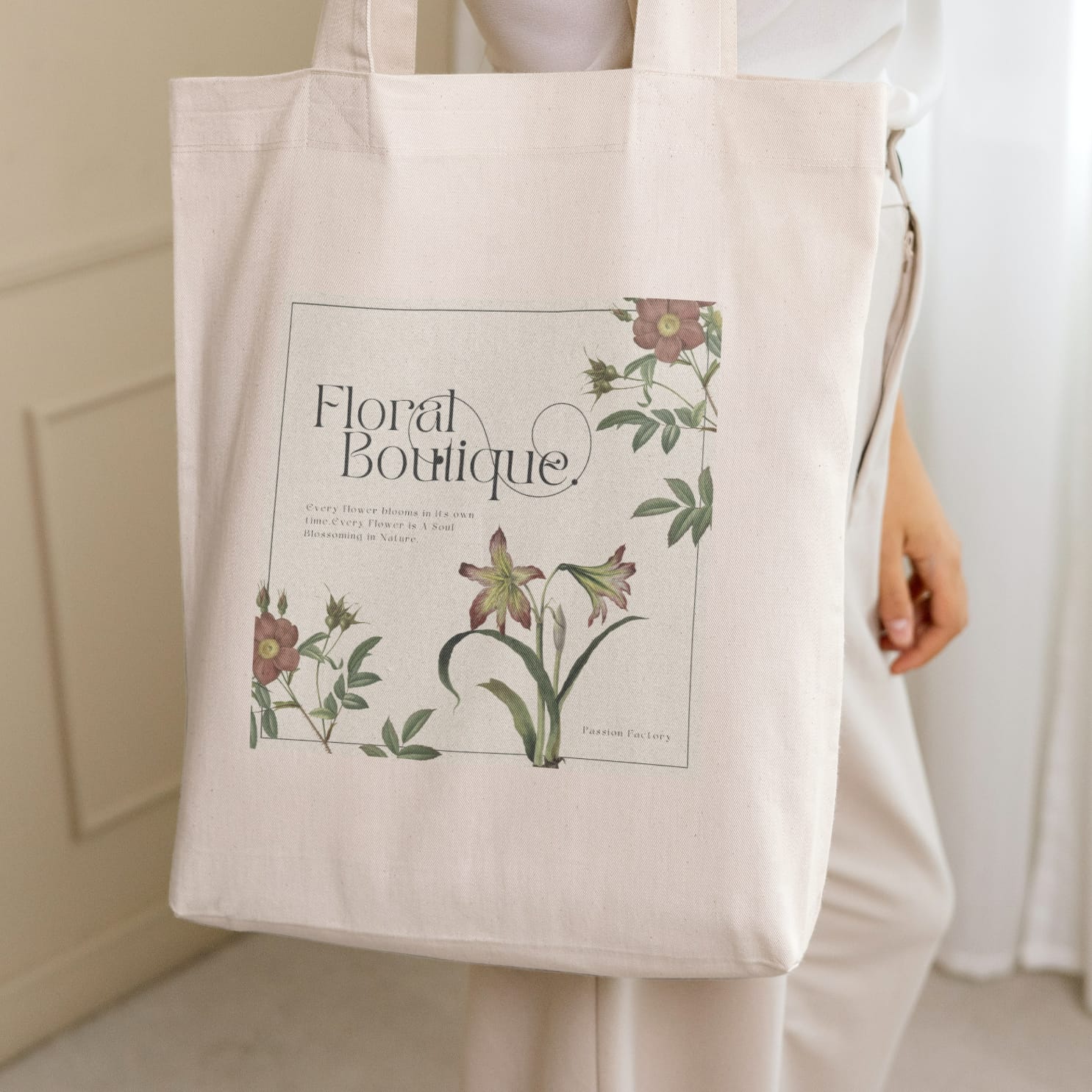 Botanical Soul Vintage Tote Bag