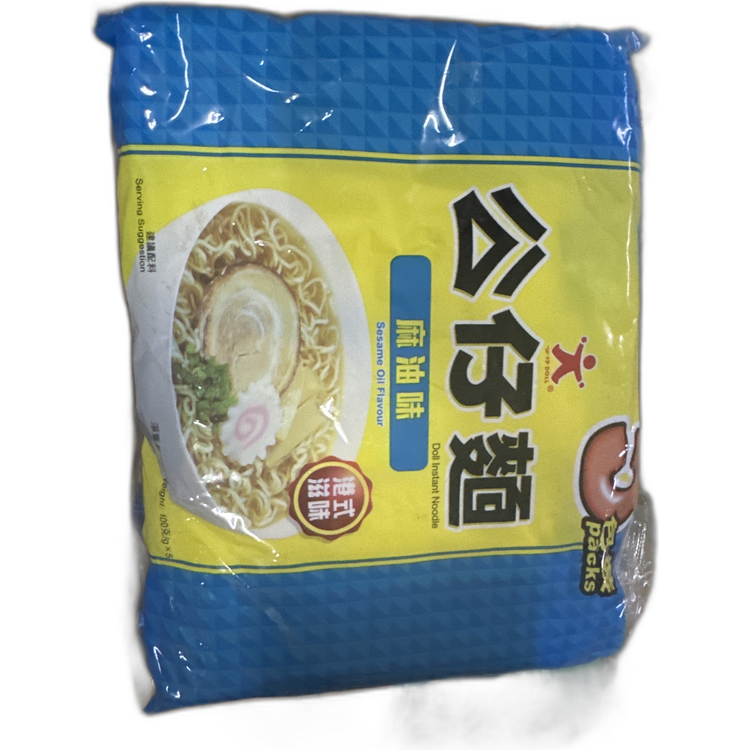 公仔麵麻油味100g三包裝