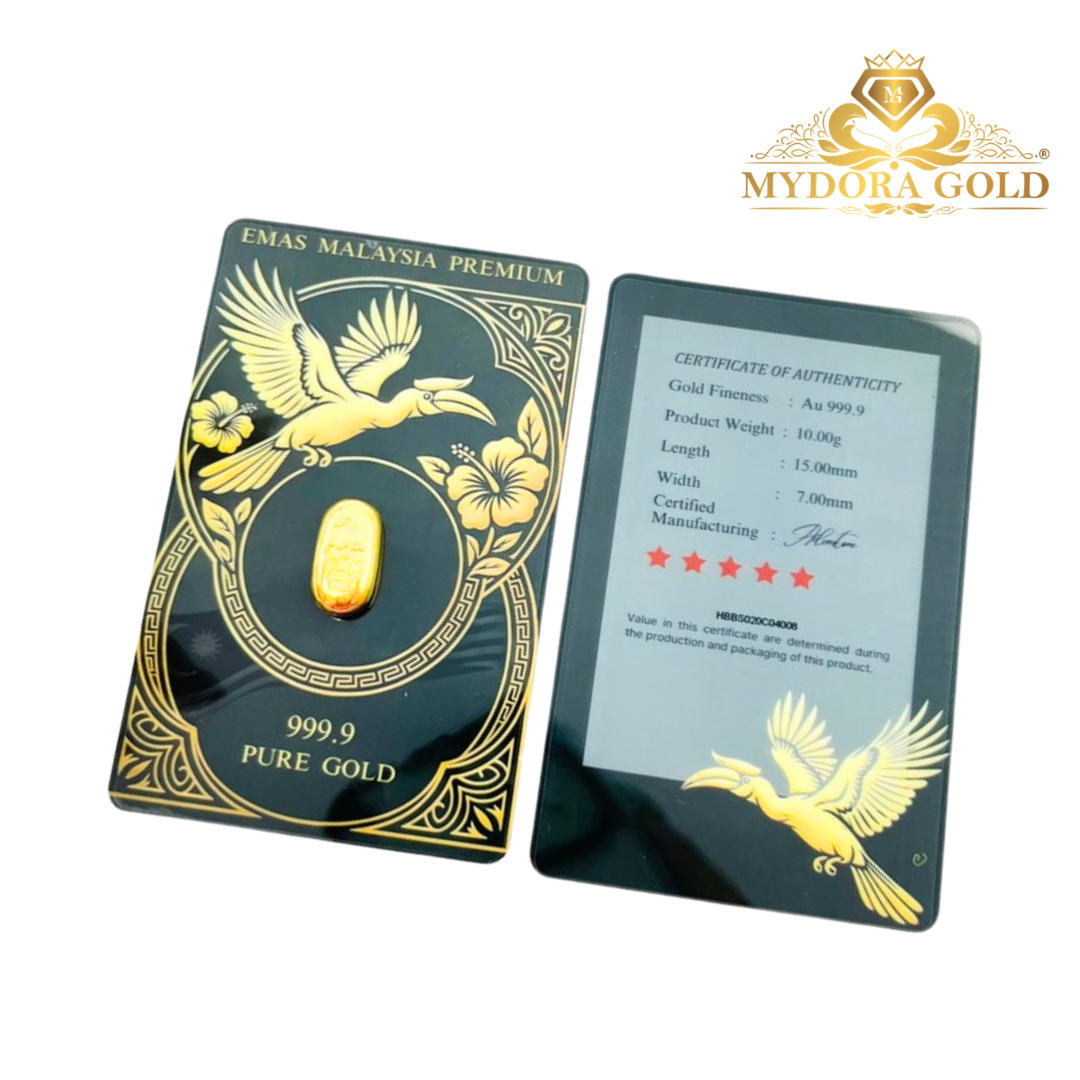 MYDORA Casting Gold Bar 10g 999.9