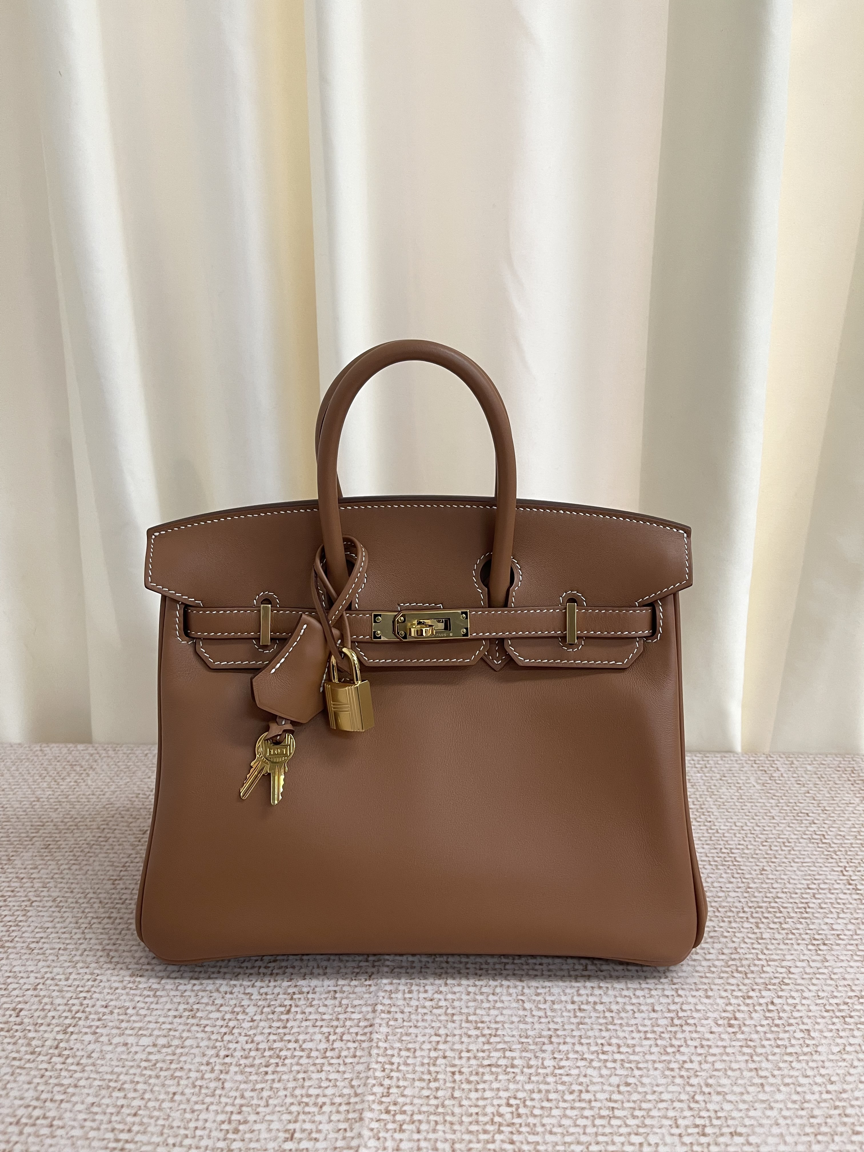 Pre-owned Hermes Birkin 25/ Stamp U/ Product Code: 26021105