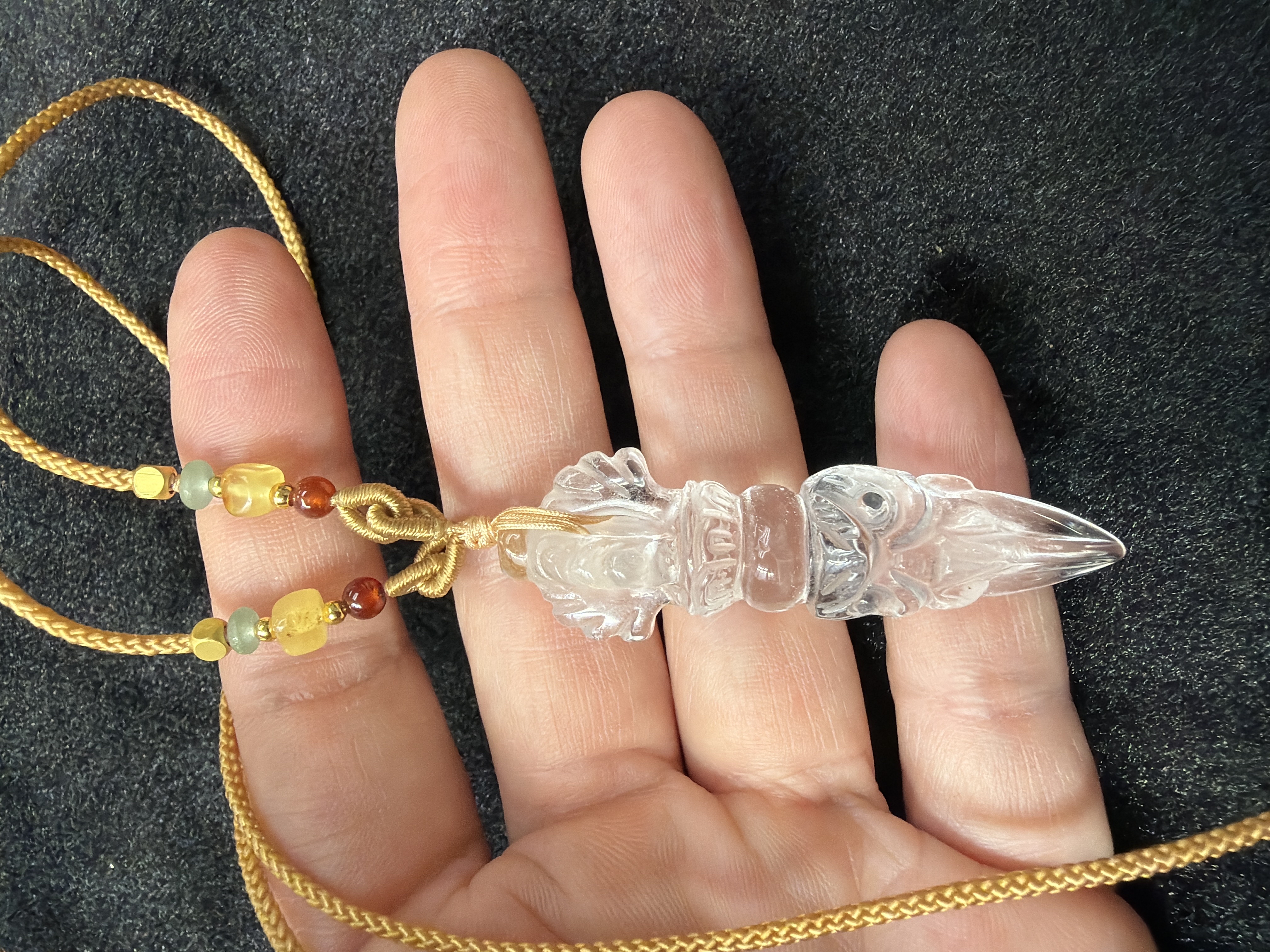 白水晶金剛厥吊咀（都穆法王已加持）