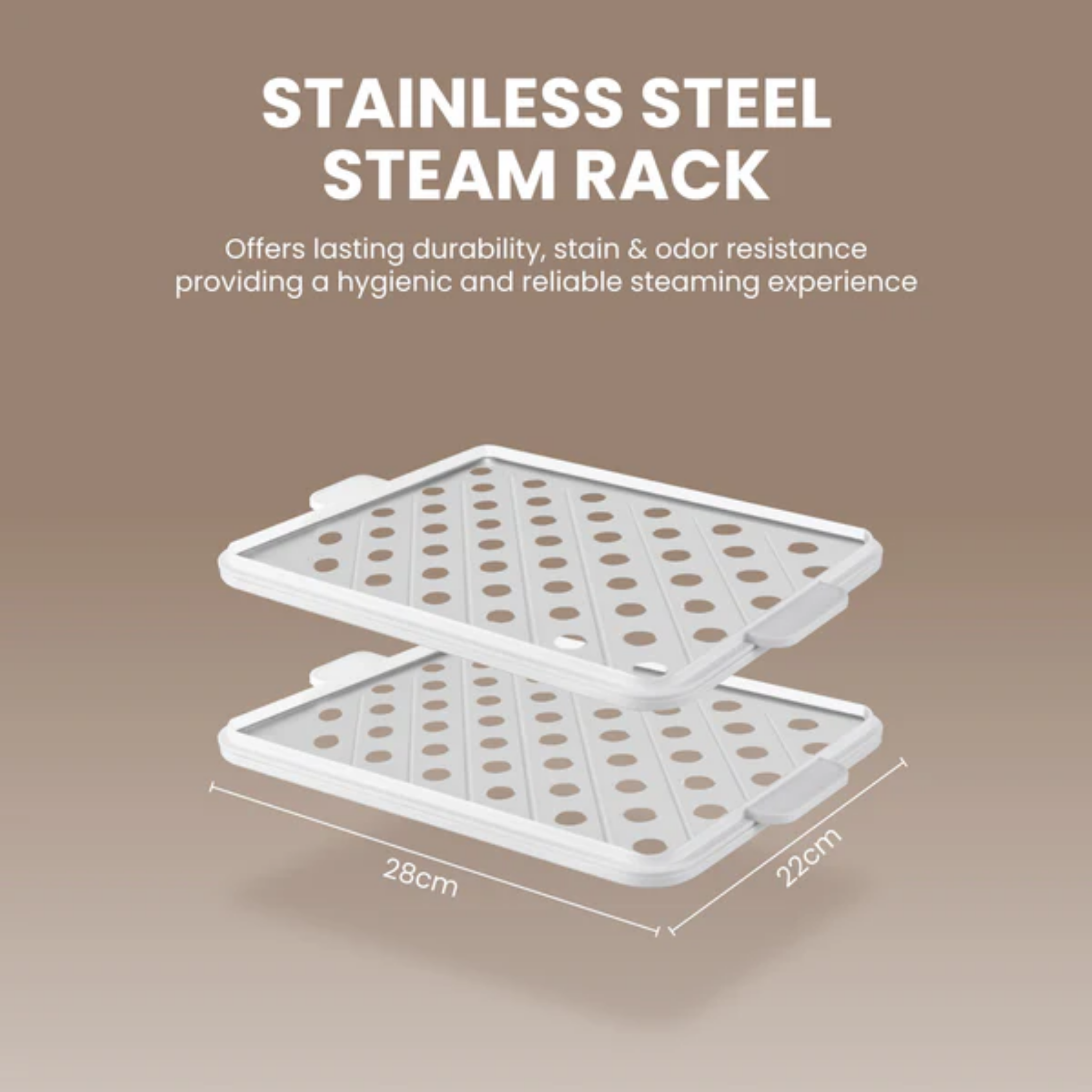 Russell Taylors 19L 3-Tier Food Steamer (MC30)
