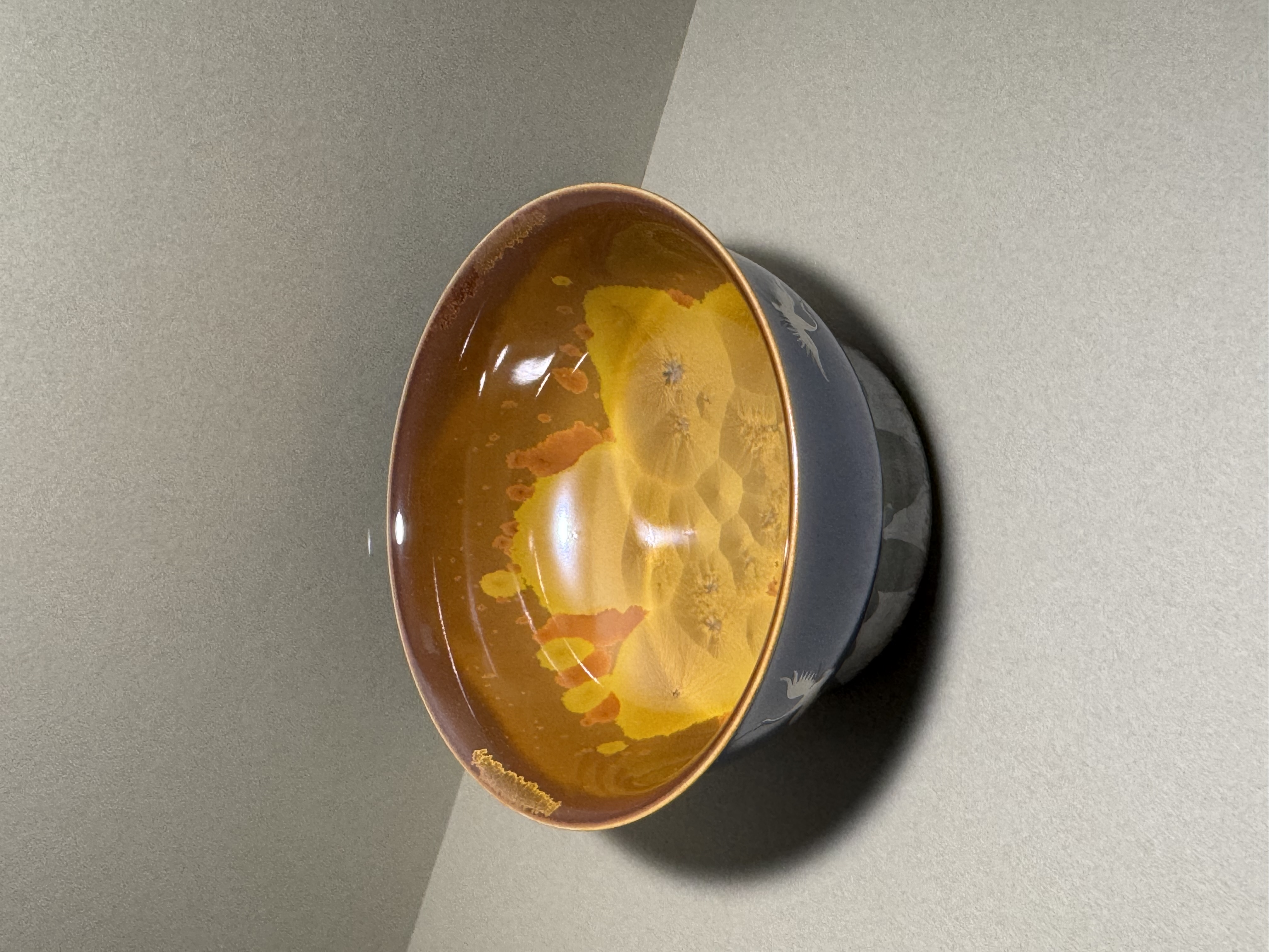 景德鎮陶瓷｜木首釉品茗杯（高腳寬口型）