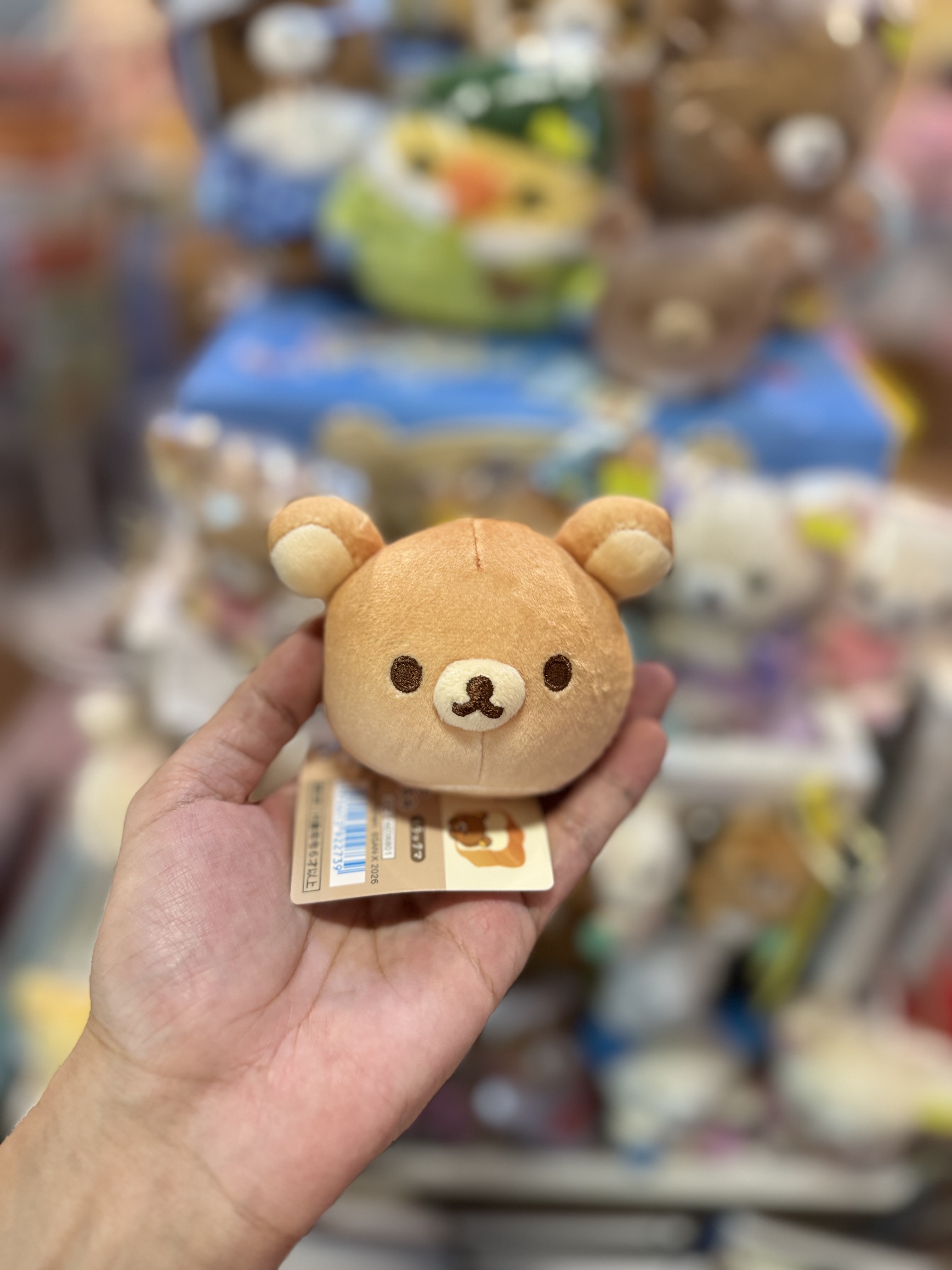 《現貨》全新Rilakkuma麪包造型頭型手玉公仔 Rilakkuma / 小熊