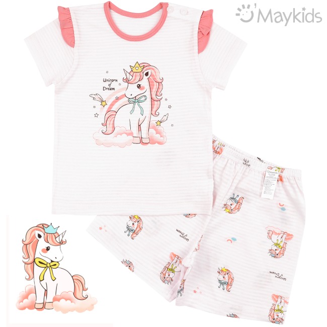 Maykids 5分袖家居服 (夢中獨角獸)