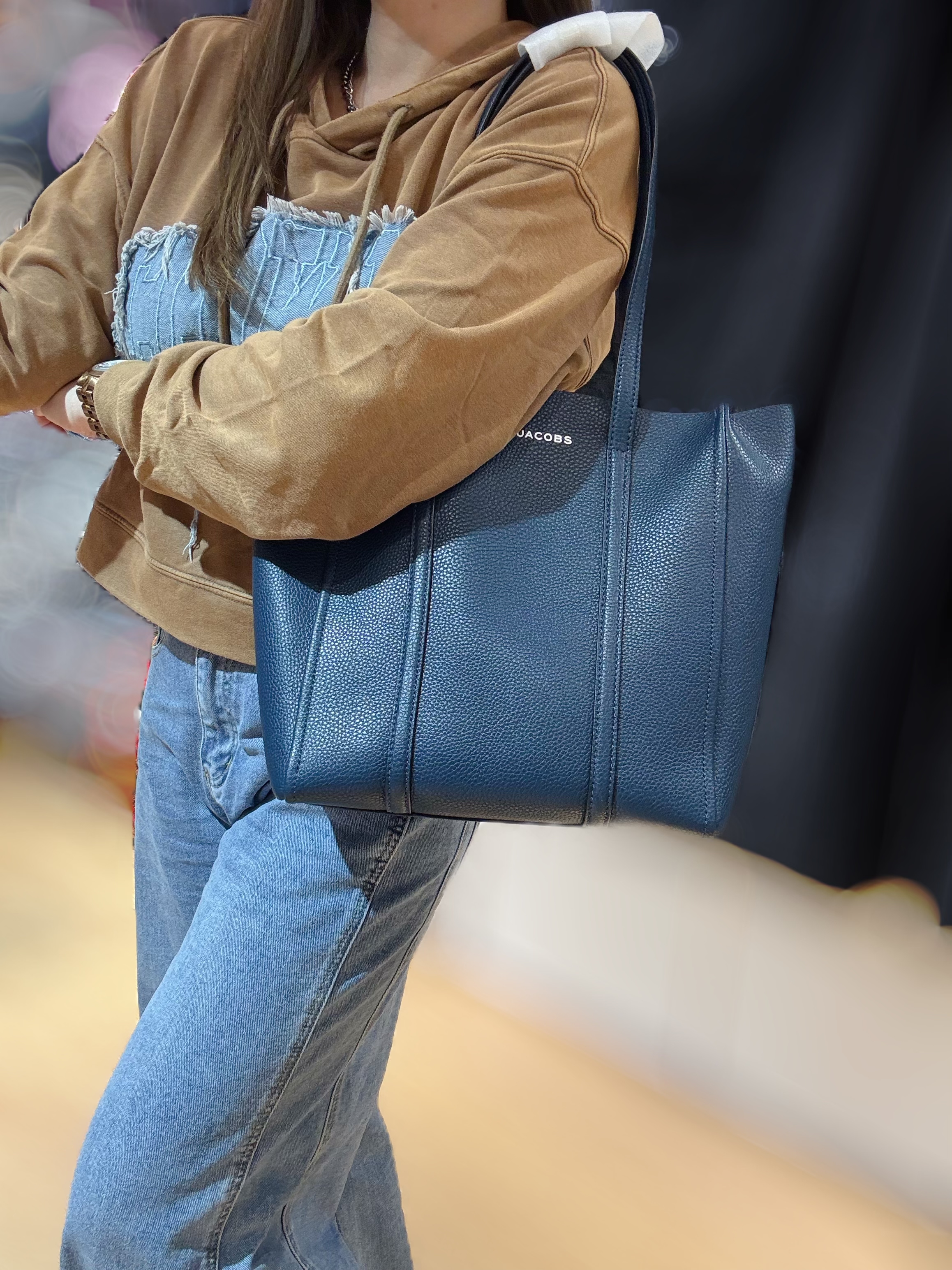 Marc Jacobs E-The shopper tote navy