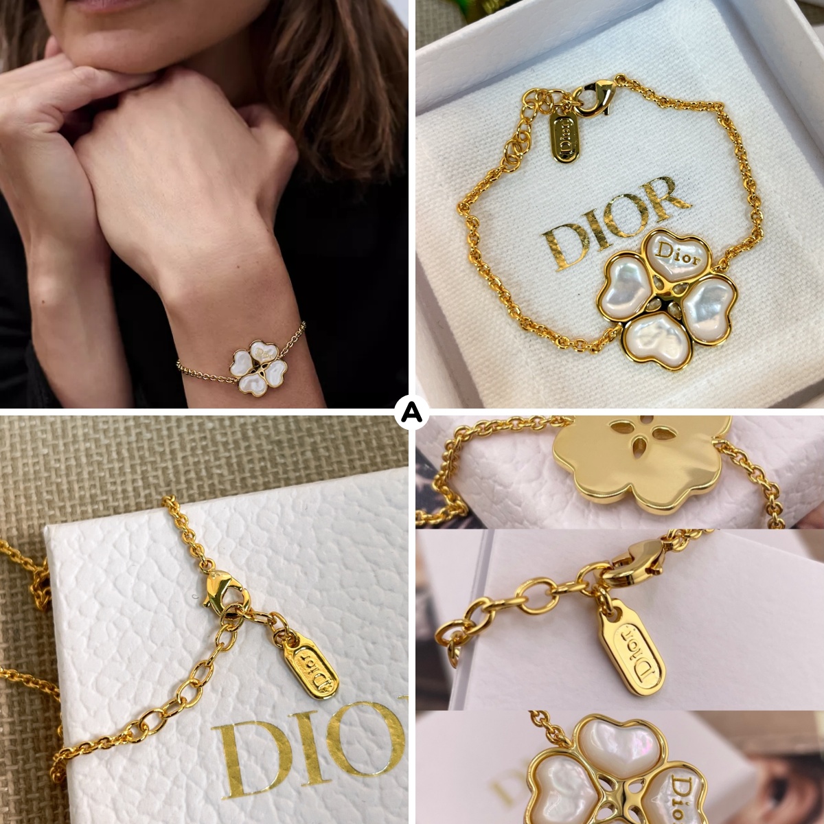 【原單】DIOR Sparkling Clover 閃耀四葉草系列飾品合集 連禮盒