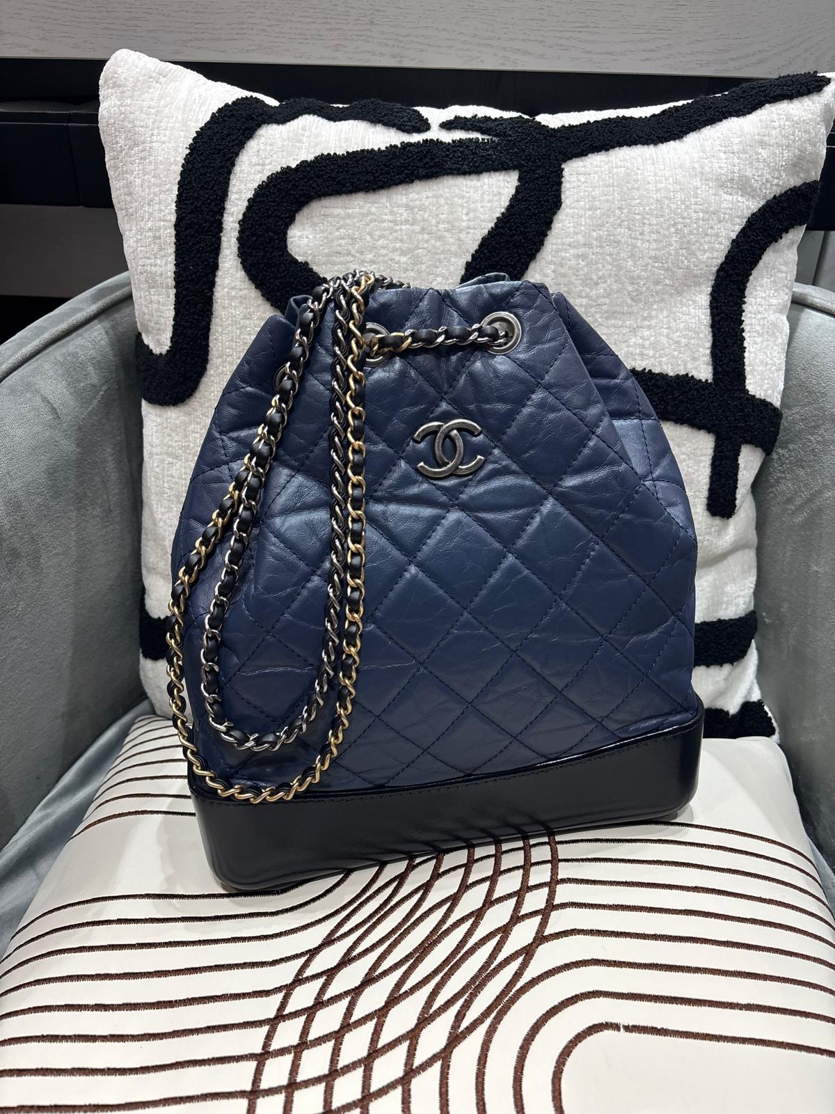 Chanel Gabrielle Backpack 100%Authentic, 98%New ✅Card ✅Dust bag✅Box