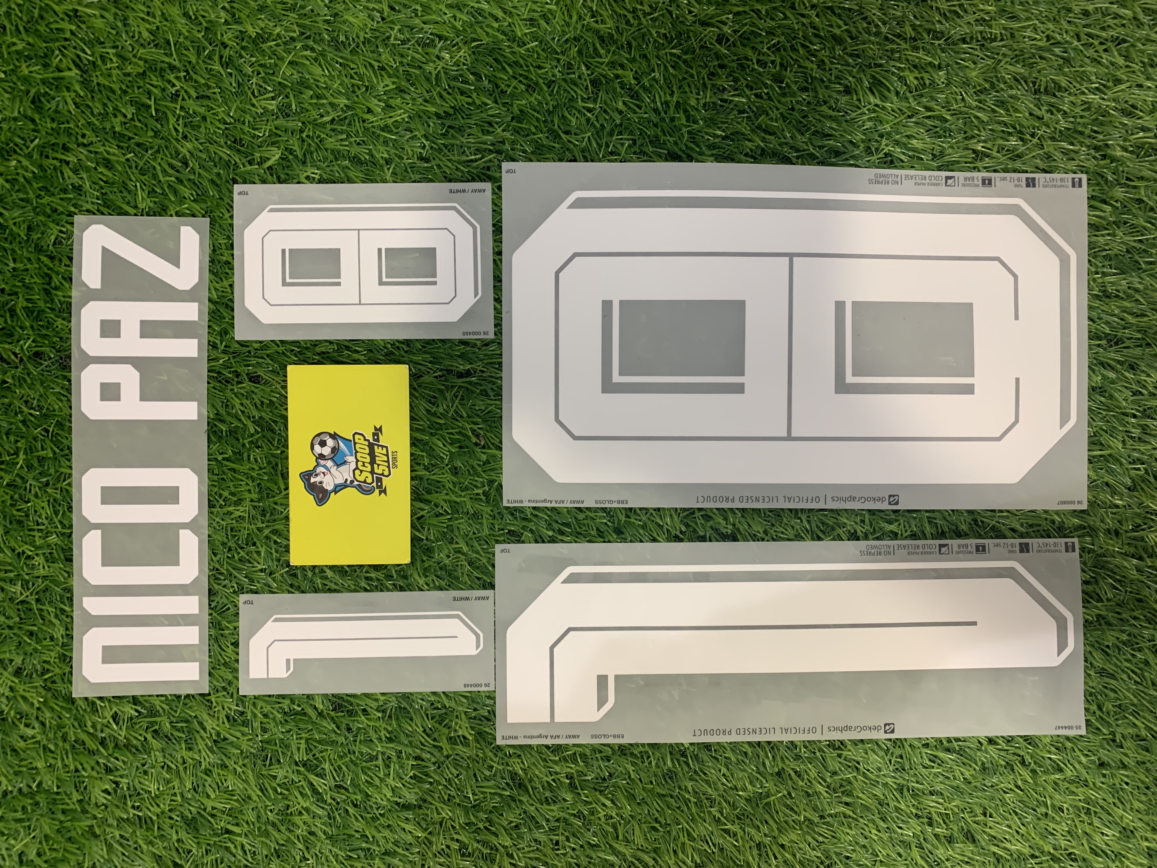 2026世界盃 阿根廷 作客 印字 18 Nico Paz
