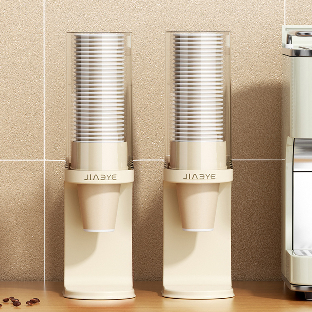 一次性杯架 一次性杯盒 免打孔收納盒 紙杯架 桌面款 ［平行進口］ HK2747