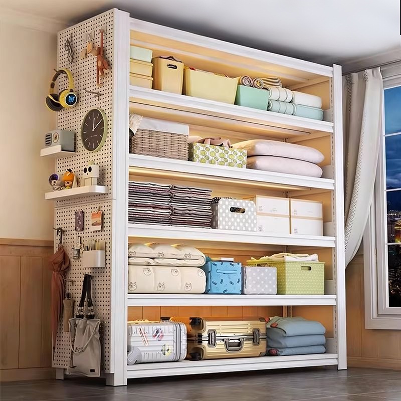 家用多層落地加厚儲物架 客廳陽台多功能貨架 Storage rack