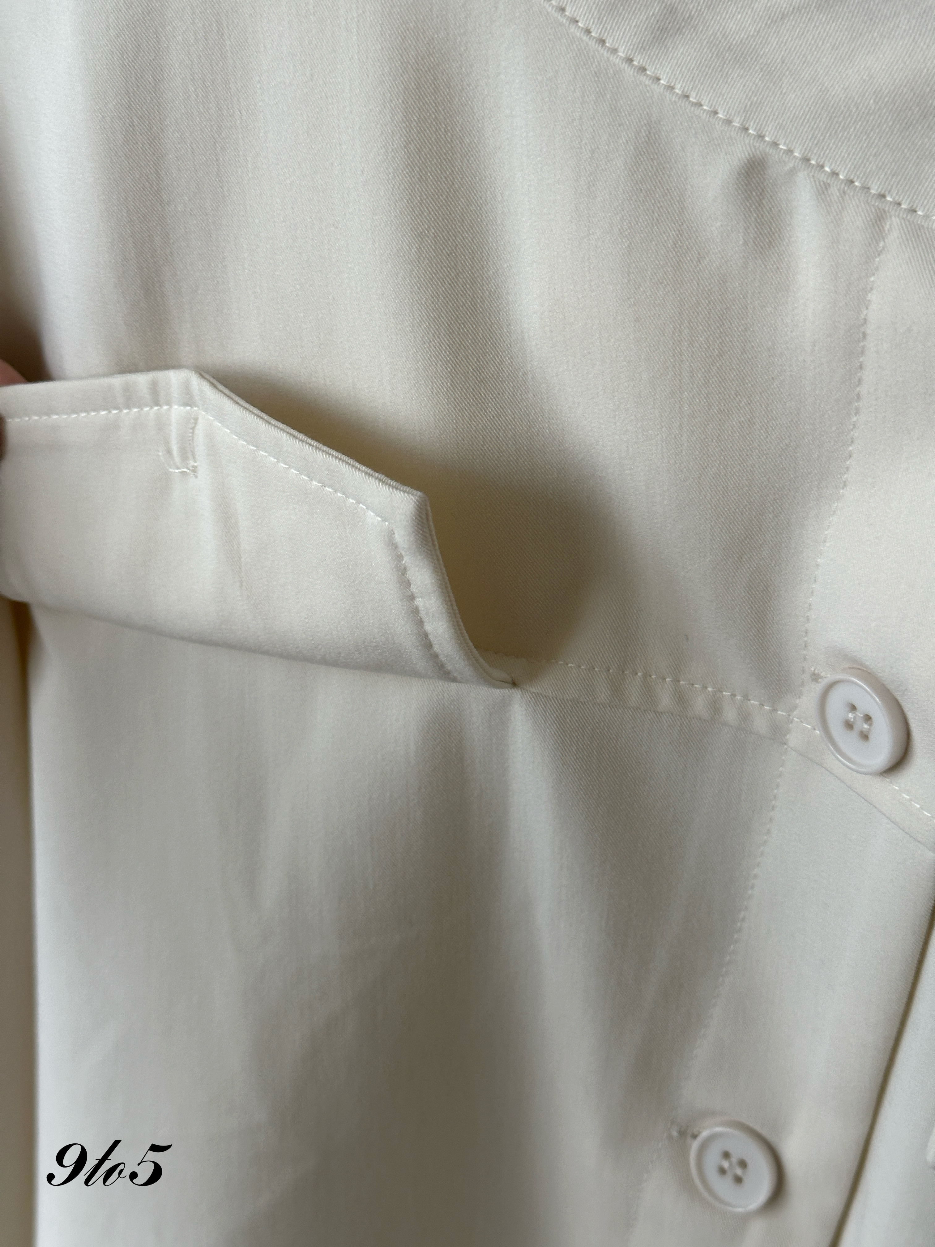 T4138 Mock Neck Oversize Shirt - 3 Colors 