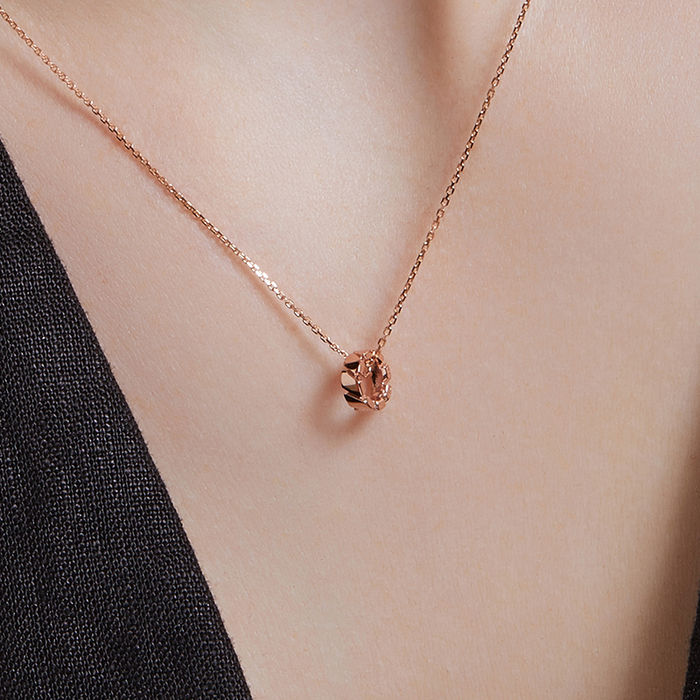 DIDIER DUBOT Sensuelle Gold 玫瑰金頸鏈 (JDSNR3F04XX)