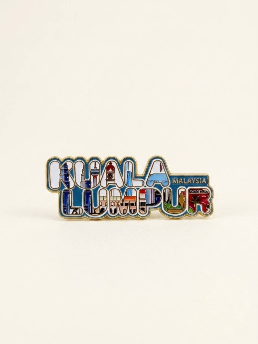 LD49 - Enamel Magnet Kuala Lumpur 