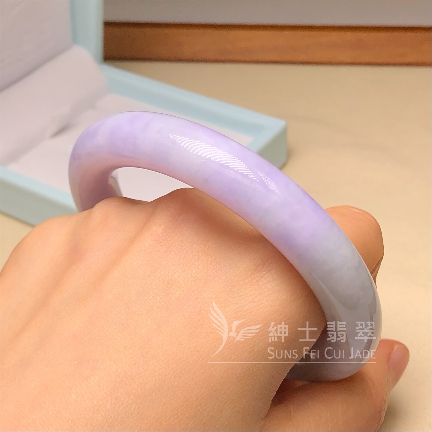 木那藍紫春彩圓鐲57.2mm