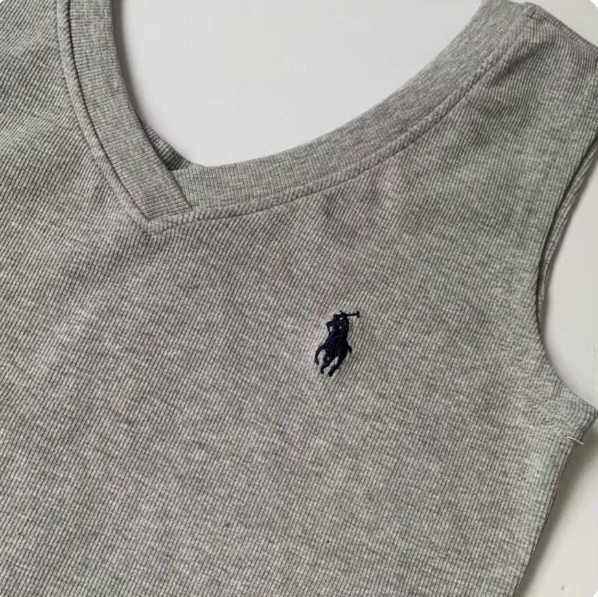 預 RL Polo V領彈性背心Tee [貨號26A1531]