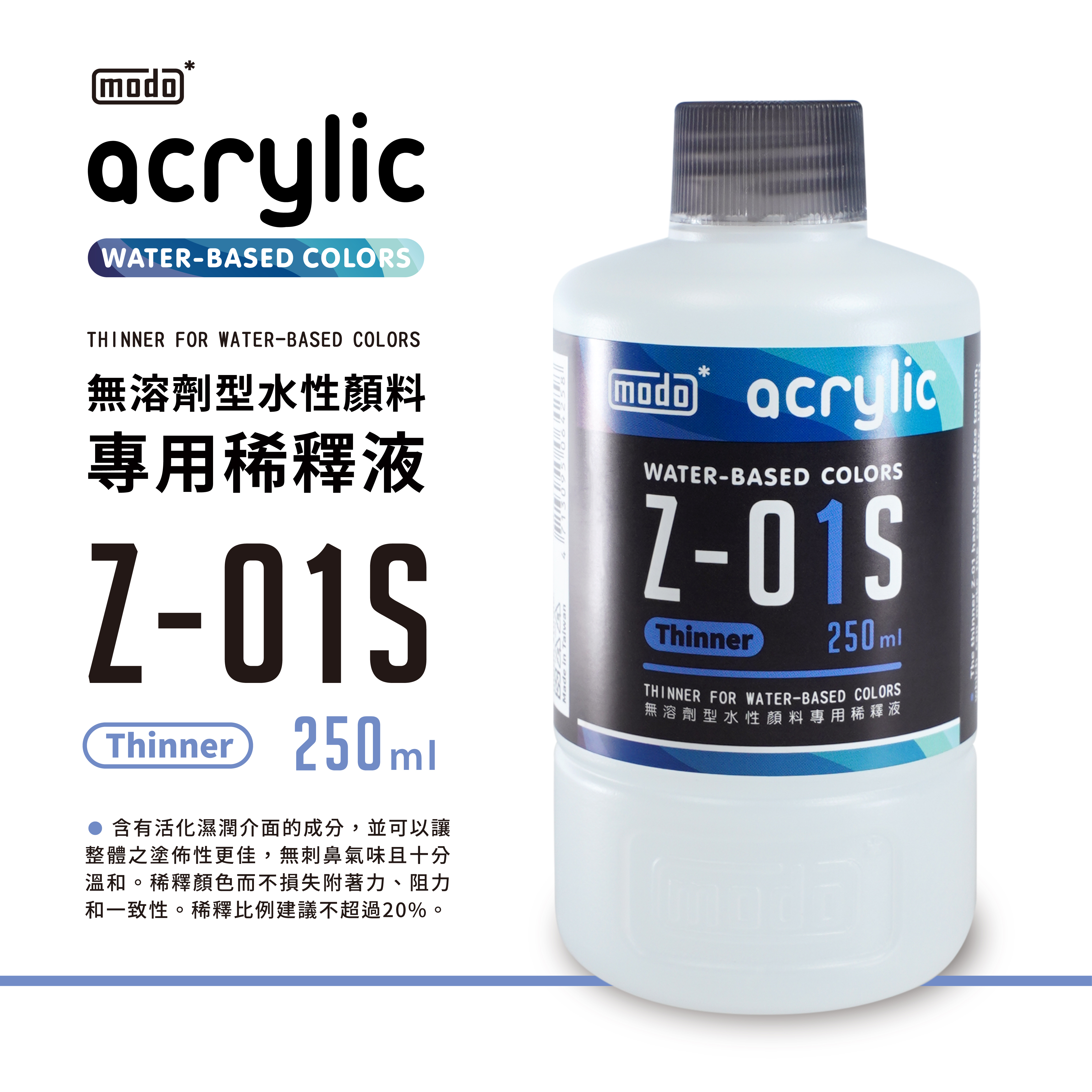 Modo Z-系列 水性漆專用溶劑 Z01 & Z04