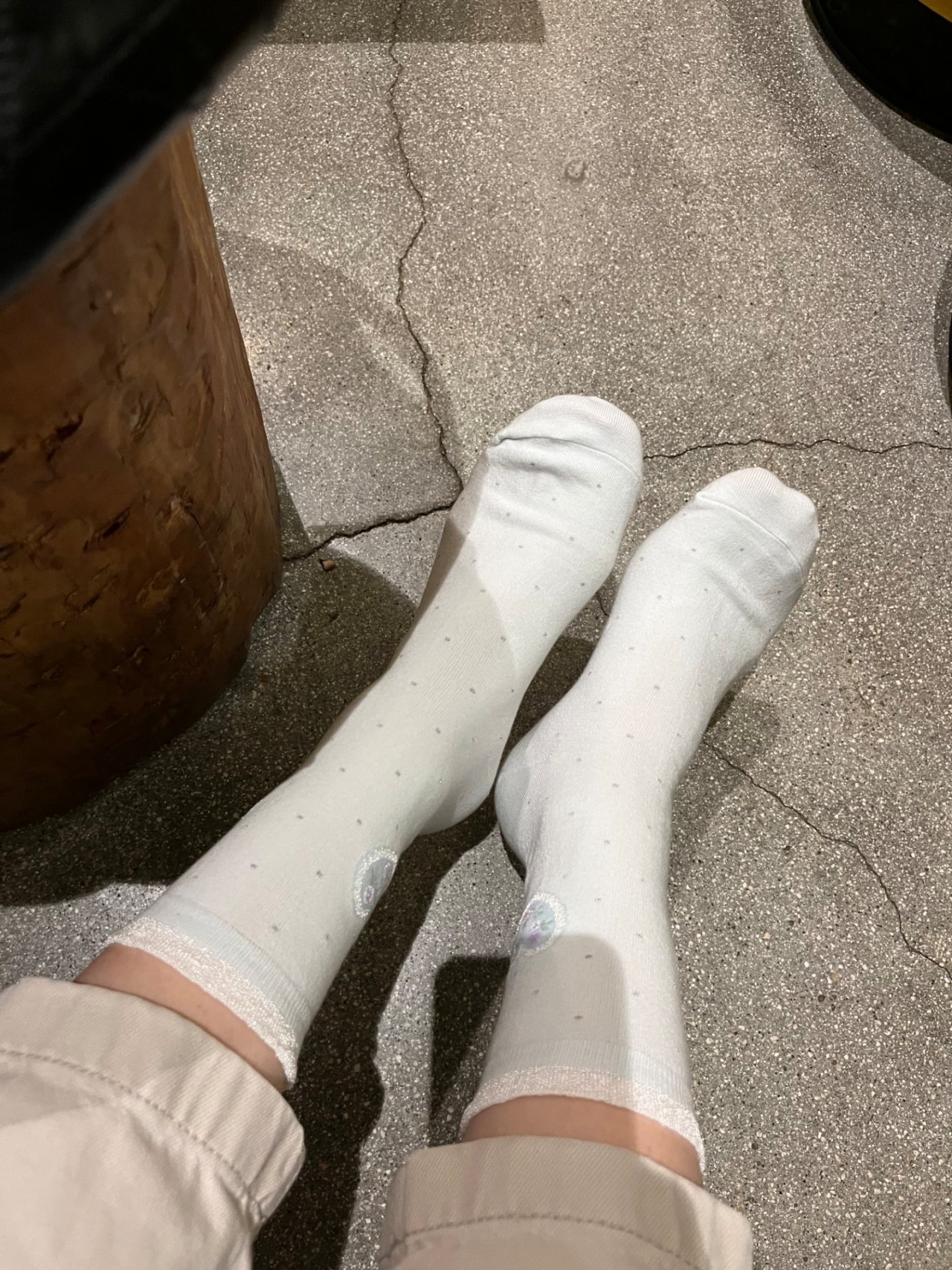 KKY Cushion Flower high socks