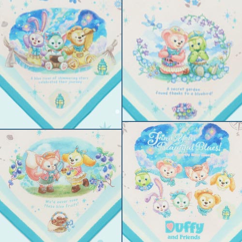 【預訂】DisneySea 25th Duffy Find Your Beautiful Blue Part 2 - 絲巾